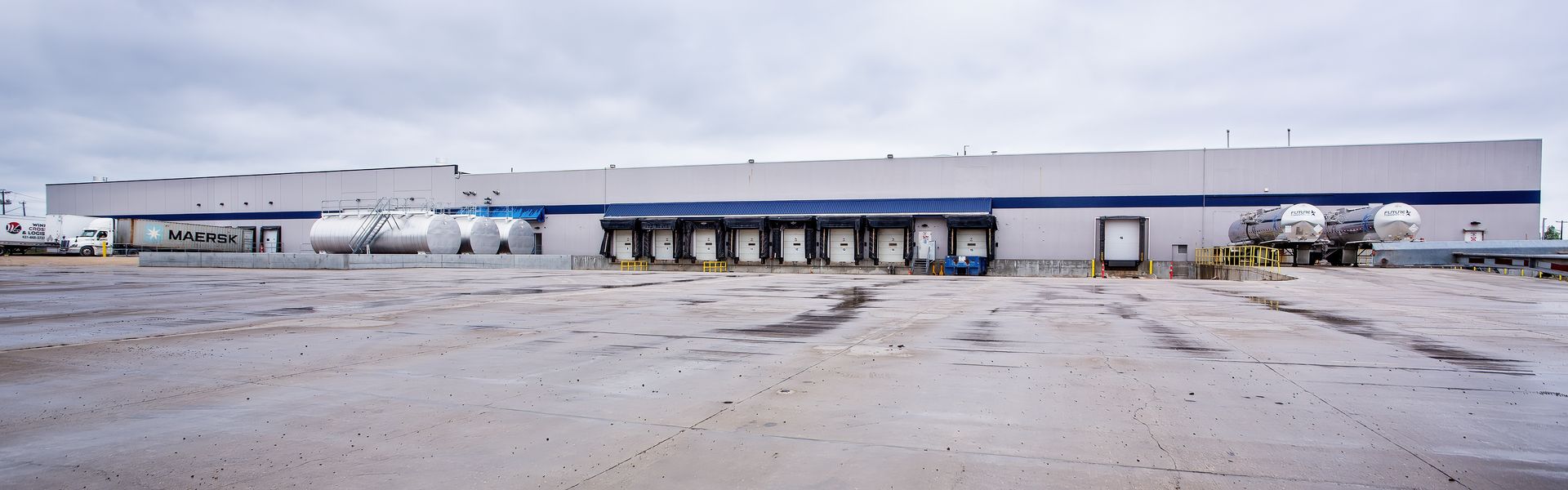 Loading dock at a Future Transfer facility